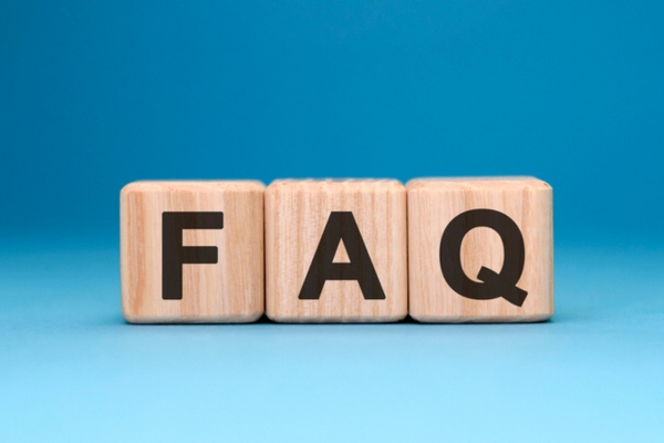 FAQ spelled using wooden letter cubes depicting Questions About Propane Tank Levels
